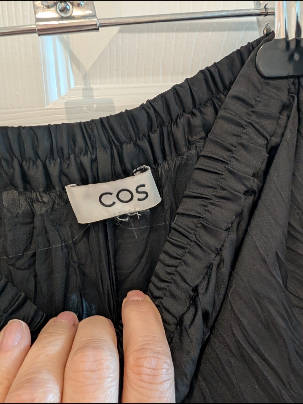 Black Flowing Maxi Palazzo Pants — By COS - Picture 4 of 4